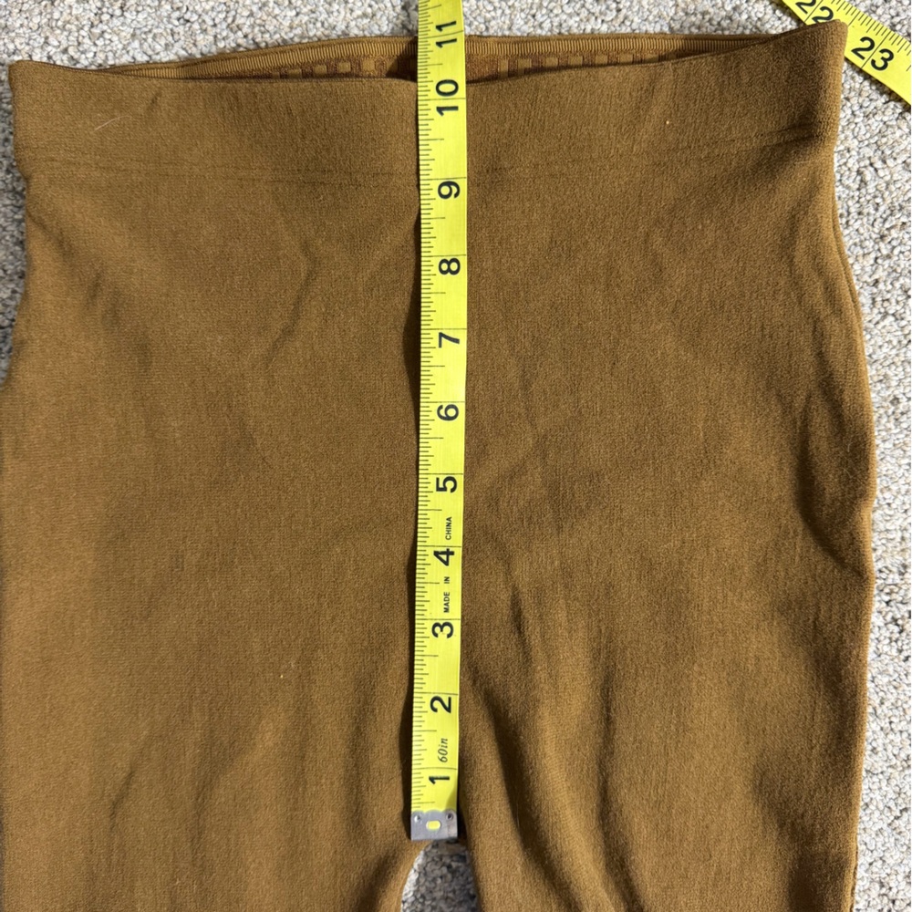 NWT Wolford Perforated Wool-Blend Leggings in Brown Size Small Quiet Luxury - Picture 12 of 16